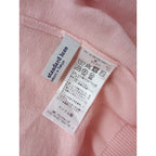 JOURNAL STANDARD LUXE ジャーナルスタンダード ラックス C/Caテンジク カシミヤ 混 ニット  クルーネックプルオーバー トップス  ピンク 【中古】