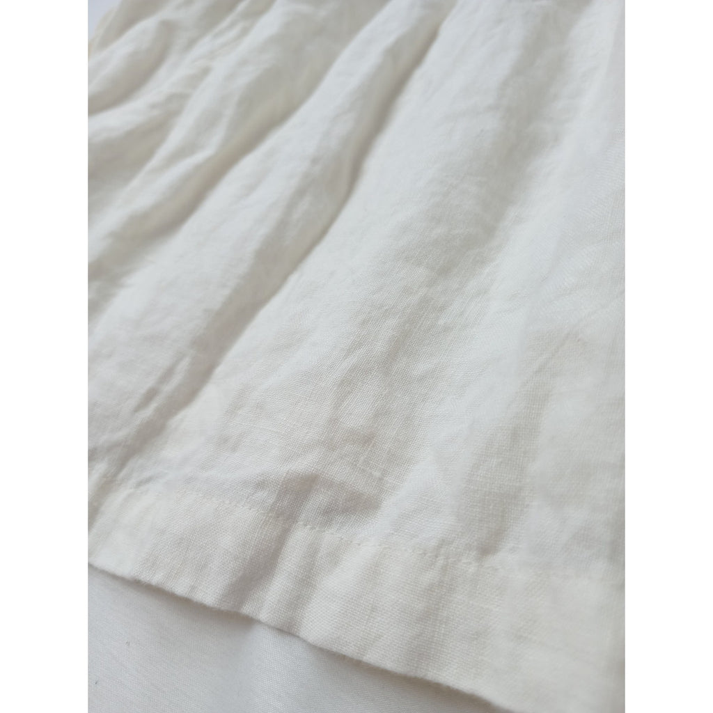 MAGALI マガリ リネン 麻 100％ ブラウス 長袖 シャツ トップス 生成り 【中古】