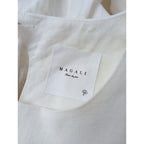 MAGALI マガリ リネン 麻 100％ ブラウス 長袖 シャツ トップス 生成り 【中古】