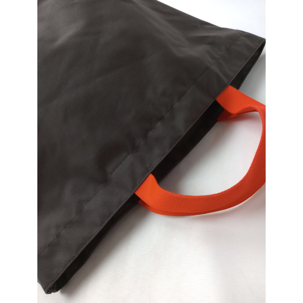 Herve Chapelier エルベシャプリエ 1925CTD コーデュラ 舟型 トート バッグ L  モカ サンギーヌ ドラジェタグ ブラウン オレンジ 【中古】