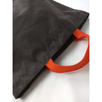 Herve Chapelier エルベシャプリエ 1925CTD コーデュラ 舟型 トート バッグ L  モカ サンギーヌ ドラジェタグ ブラウン オレンジ 【中古】