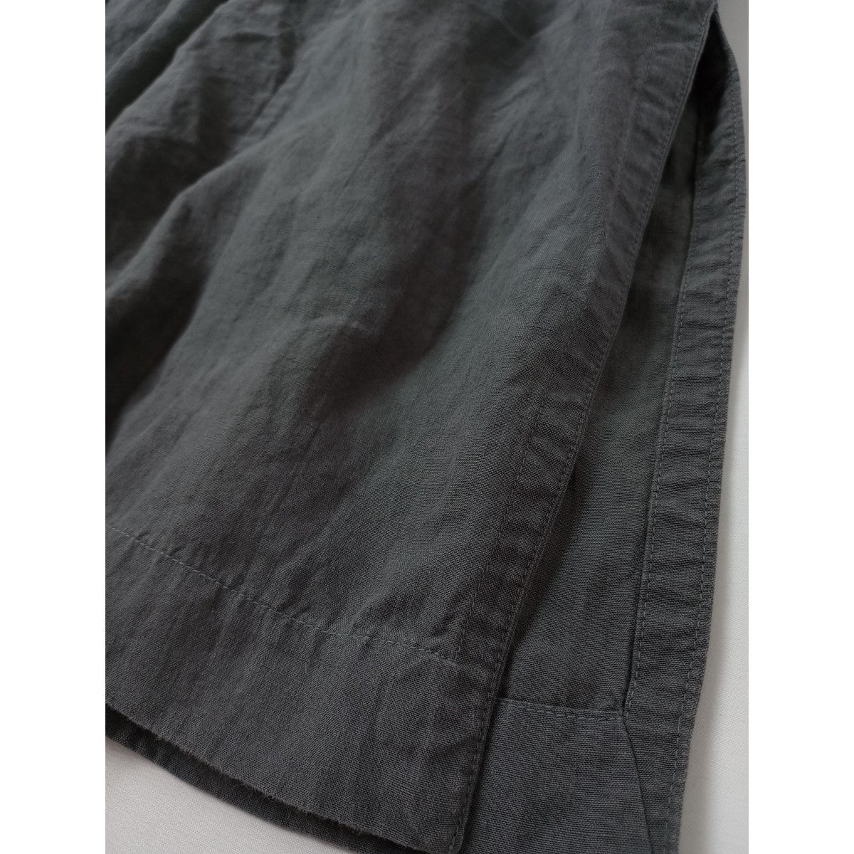 えみおわす カフタンシャツ 長袖 ロング ワンピース グレー 【中古】