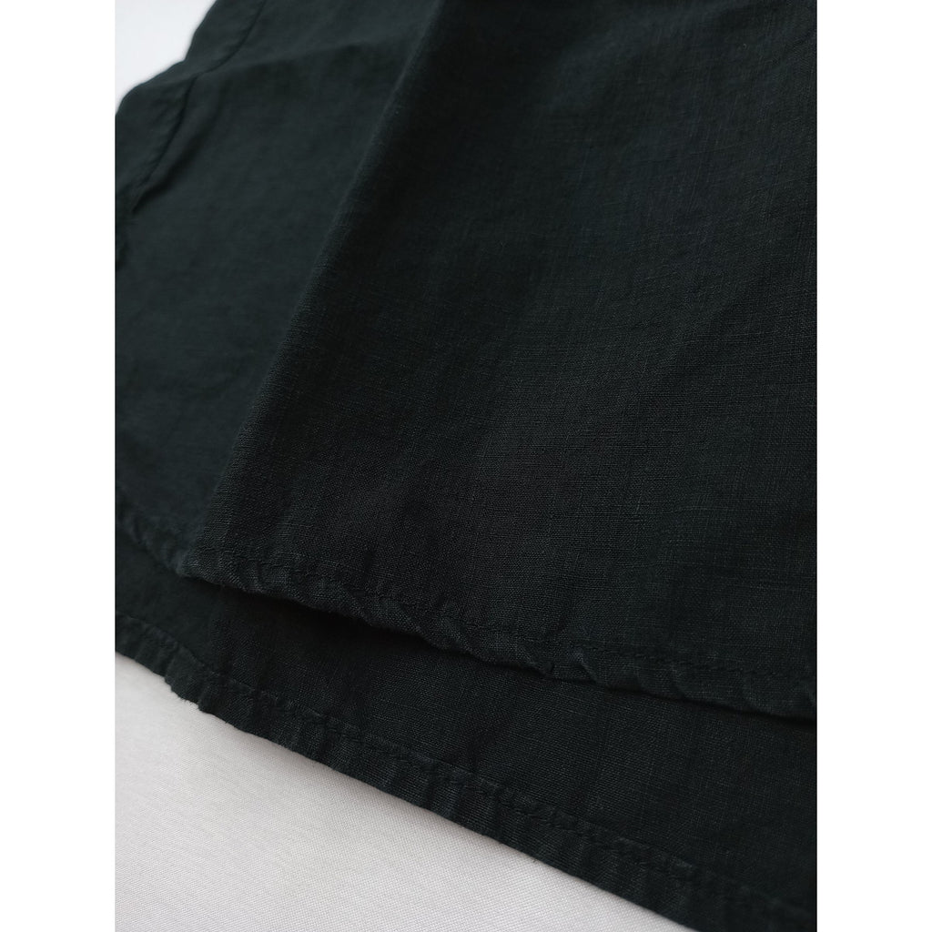 25SS  MITTAN ミッタン 大麻プルオーバー トップス  高密度   黒 ブラック【中古】