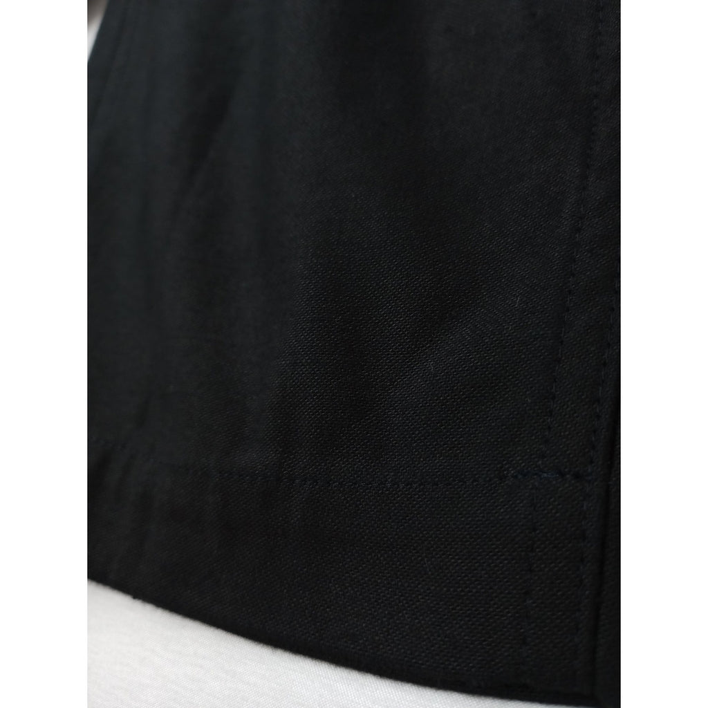 〈染〉THE SHINZONE ザ シンゾーン BAKER PANTS コットン ベイカー パンツ 黒 ブラック 34 【中古】