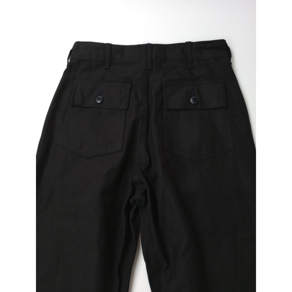〈染〉THE SHINZONE ザ シンゾーン BAKER PANTS コットン ベイカー パンツ 黒 ブラック 34 【中古】