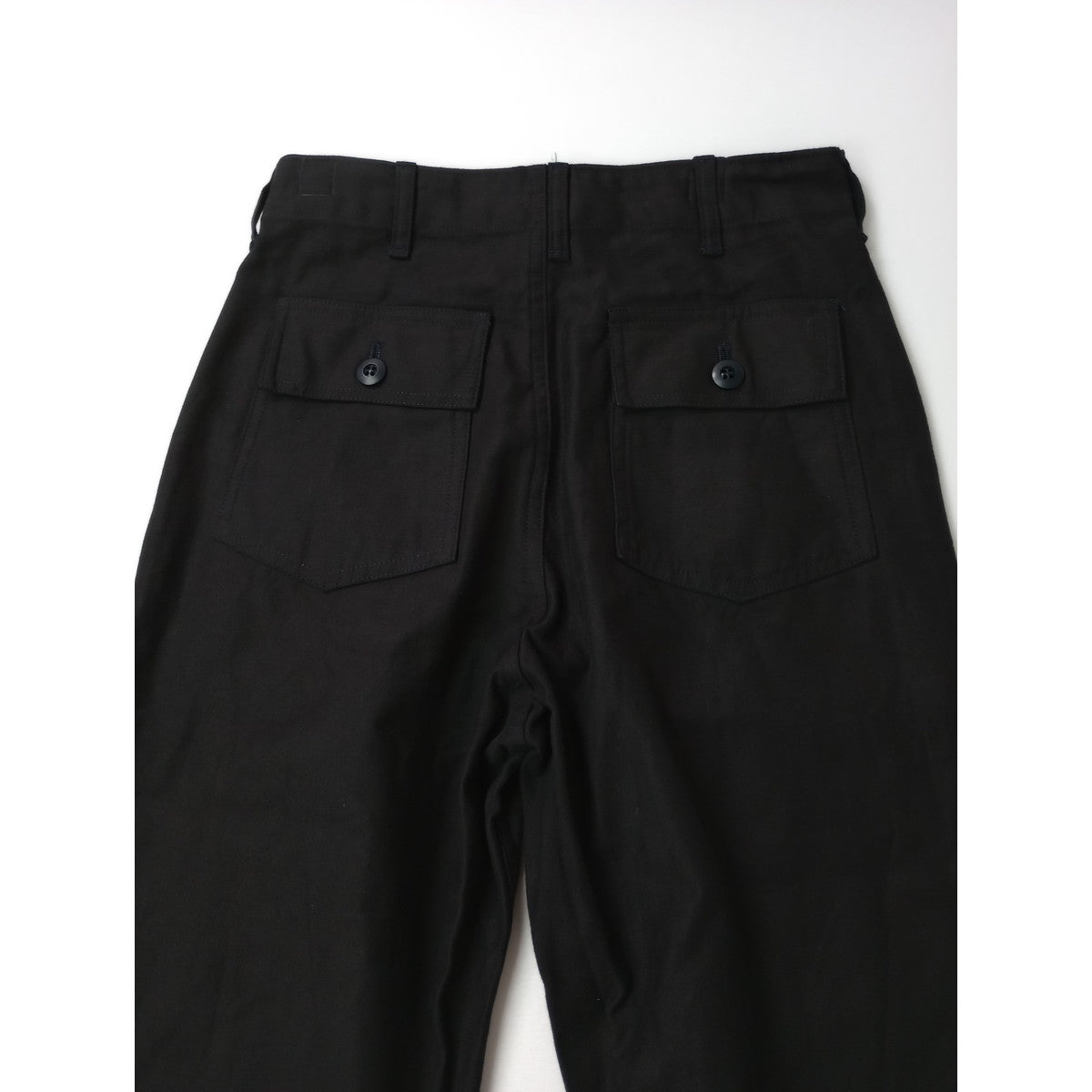 〈染〉THE SHINZONE ザ シンゾーン BAKER PANTS コットン ベイカー パンツ 黒 ブラック 34 【中古】