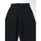 〈染〉ANATOMICA  アナトミカ  618  MARILYN SATEEN マリリン サテン コットン パンツ  黒 ブラック F