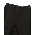 〈染〉MARGARET HOWELL  マーガレットハウエル  HIGH TWIST COTTON TWILL TROUSERS  コットン 綿 100％ ハーフパンツ 1 黒 ブラック【中古】