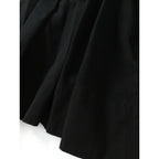 〈染〉MARGARET HOWELL  マーガレットハウエル  HIGH TWIST COTTON TWILL TROUSERS  コットン 綿 100％ ハーフパンツ 1 黒 ブラック【中古】