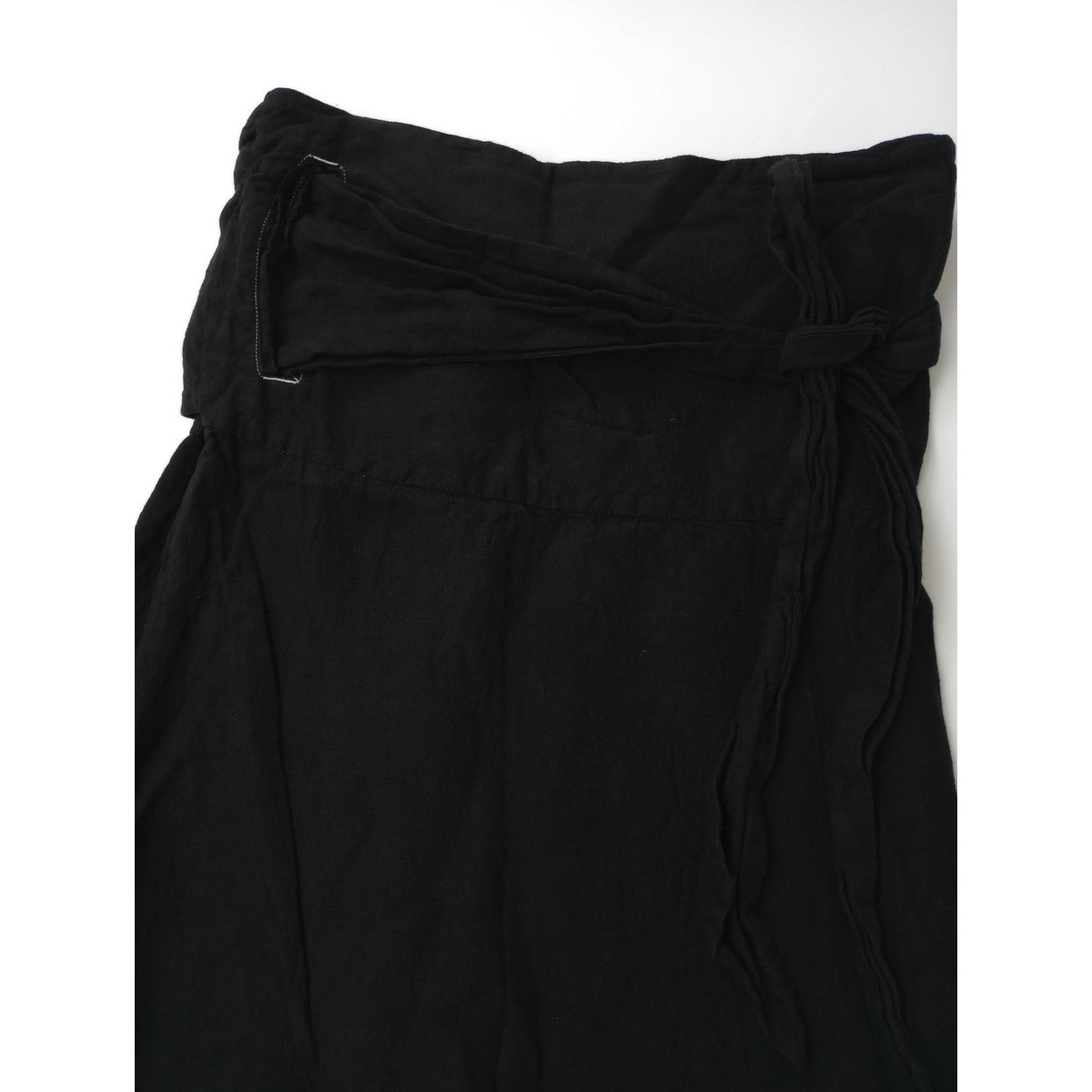 〈染〉TOUJOURS トゥジュー  ロング スカート   黒 ブラック F 【中古】