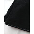 〈染〉TOUJOURS トゥジュー  ロング スカート   黒 ブラック F 【中古】