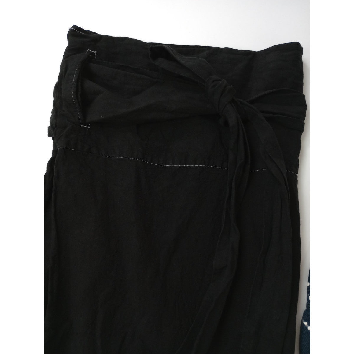 〈染〉TOUJOURS トゥジュー  ロング スカート   黒 ブラック F 【中古】