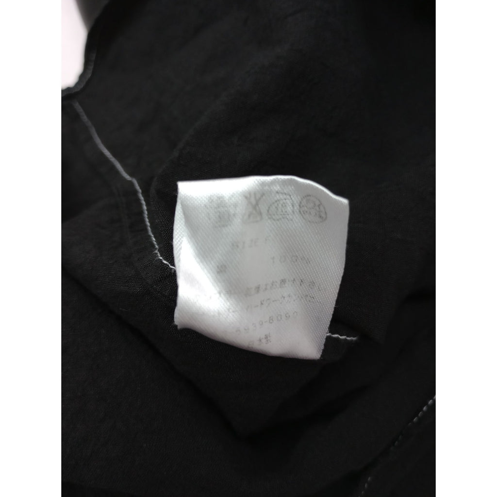 〈染〉TOUJOURS トゥジュー  ロング スカート   黒 ブラック F 【中古】