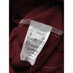 〈染〉Gauze # ガーゼ  ワイド イージー パンツ  ブルゴーニュ 【中古】