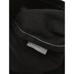 〈染〉MARGARET HOWELL マーガレットハウエル ロゴ トート  バッグ  黒 ブラック  【中古】