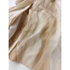 新品 AKIRA NAKA アキラナカ Marble drape sleeve PO BE マーブルプリント シャツ ブラウス トップス ベージュ 2