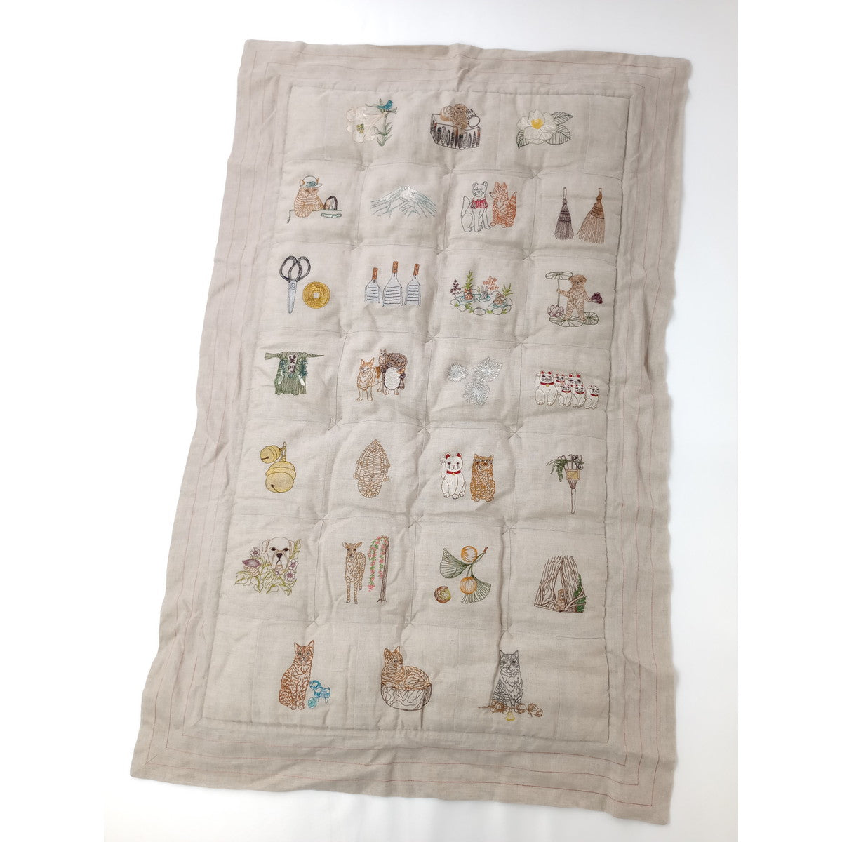 Coral & Tusk × 石田ゆり子  コーラルアンドタスク about Japan with love Quilt キルト キルト 【中古】