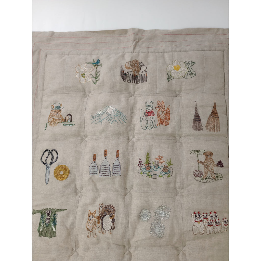 Coral & Tusk × 石田ゆり子  コーラルアンドタスク about Japan with love Quilt キルト キルト 【中古】