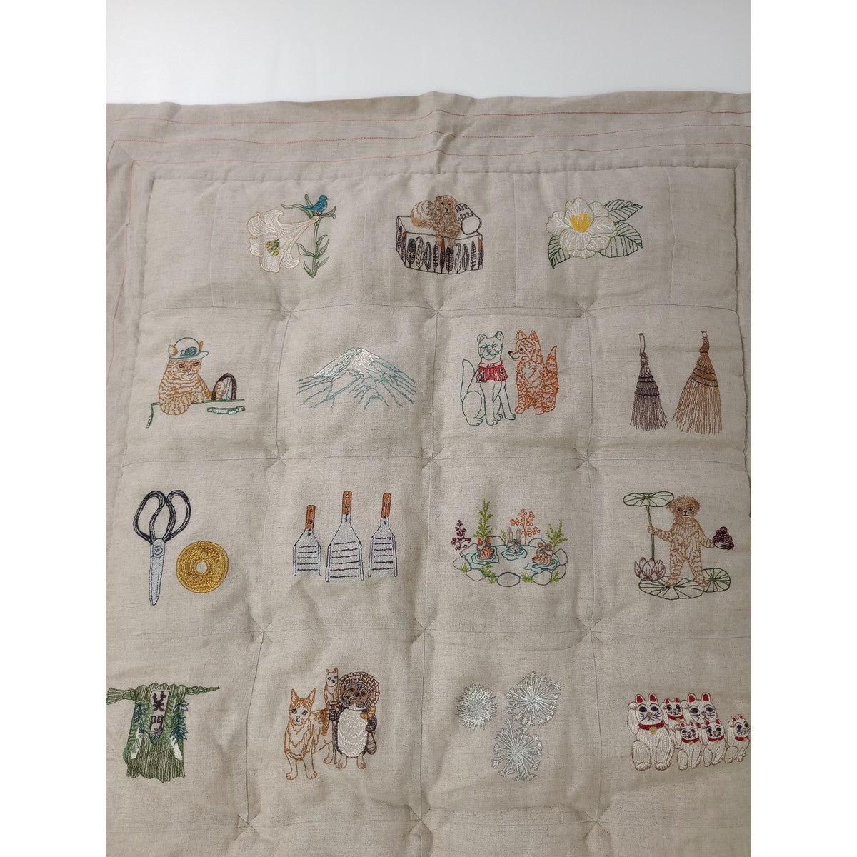 Coral & Tusk × 石田ゆり子  コーラルアンドタスク about Japan with love Quilt キルト キルト 【中古】