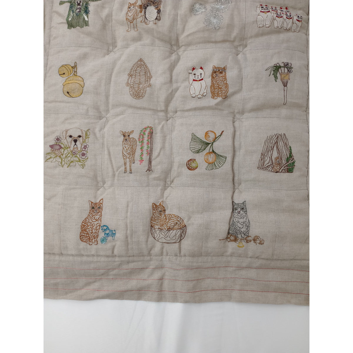 Coral & Tusk × 石田ゆり子  コーラルアンドタスク about Japan with love Quilt キルト キルト 【中古】