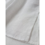 MARGARET HOWELL マーガレットハウエル SHIRTING LINEN リネン 麻 100％ 半袖 シャツ ブラウス 白 ホワイト 【中古】