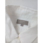 MARGARET HOWELL マーガレットハウエル SHIRTING LINEN リネン 麻 100％ 半袖 シャツ ブラウス 白 ホワイト 【中古】