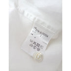 MARGARET HOWELL マーガレットハウエル SHIRTING LINEN リネン 麻 100％ 半袖 シャツ ブラウス 白 ホワイト 【中古】