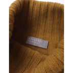 MARGARET HOWELL マーガレットハウエル WIDE ROLL NECK KNIT カシミヤ 100％ ワイド ロールネック ニット セーター マスタード  イエロー 2 (11M＋1187)【中古】
