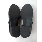 PRADA プラダ チョコレート ブラッシュドレザー ローファー 黒 ブラック 37  【中古】