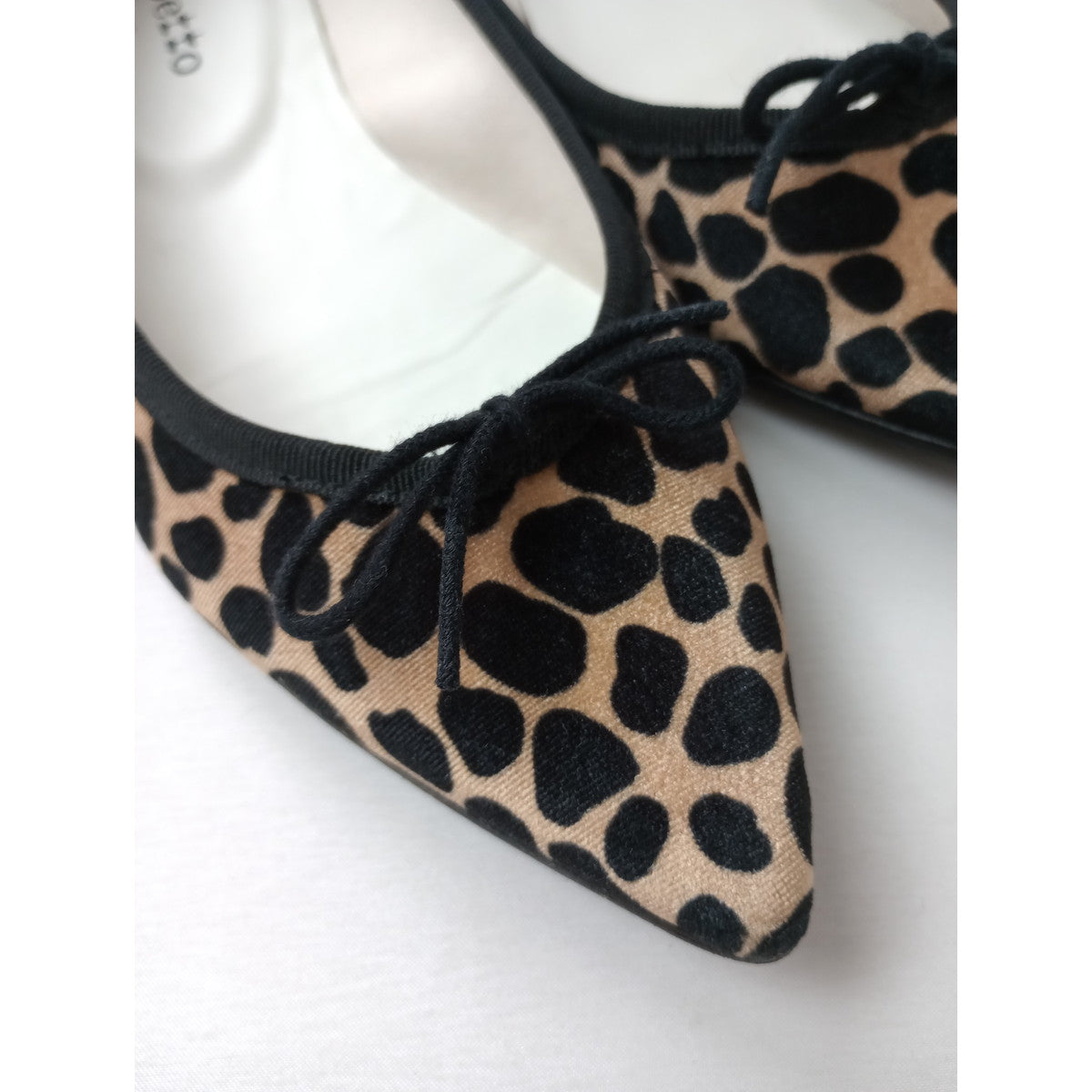 Repetto  レペット  レオパード  フラット パンプス 靴  38   【中古】