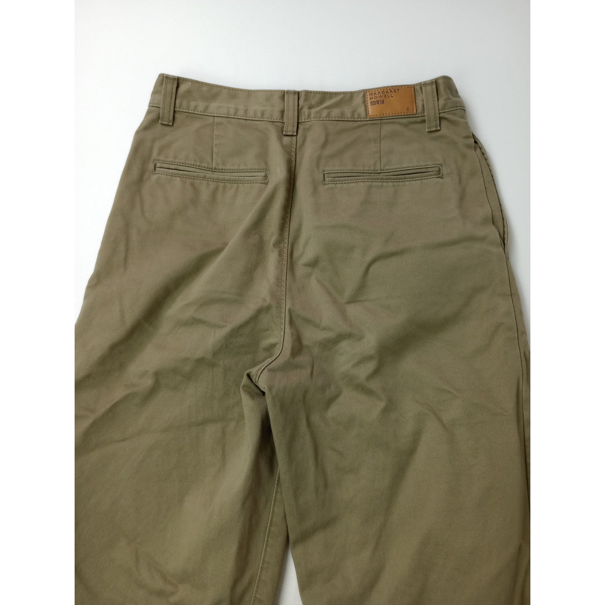 MARGARETHOWELL × EDWIN マーガレットハウエル エドウィン コットン 綿 100％ パンツ カーキ 3【中古】
