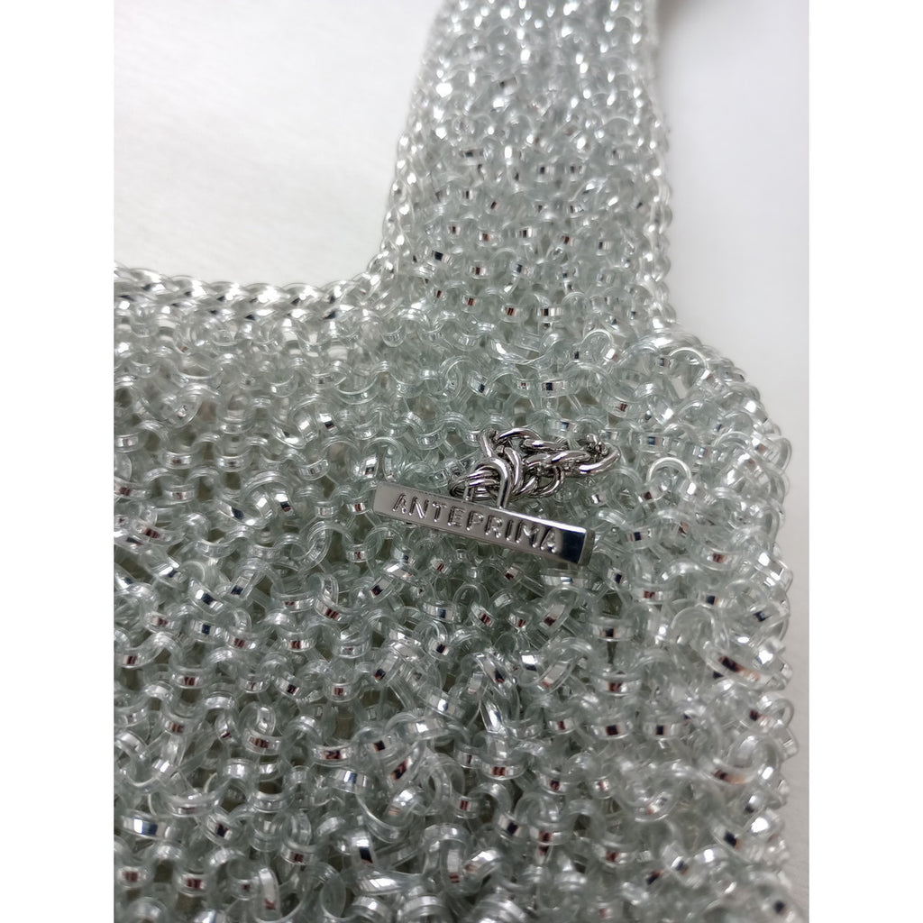 ANTEPRIMA アンテプリマ PECCHIA ペッキア ワイヤーバッグ シルバー 【中古】