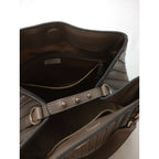 ANYA HINDMARCH アニヤハインドマーチ BELVEDERE SMALL ベルヴェデーレ 2WAY ショルダーバッグ グレージュ ベージュ 【中古】