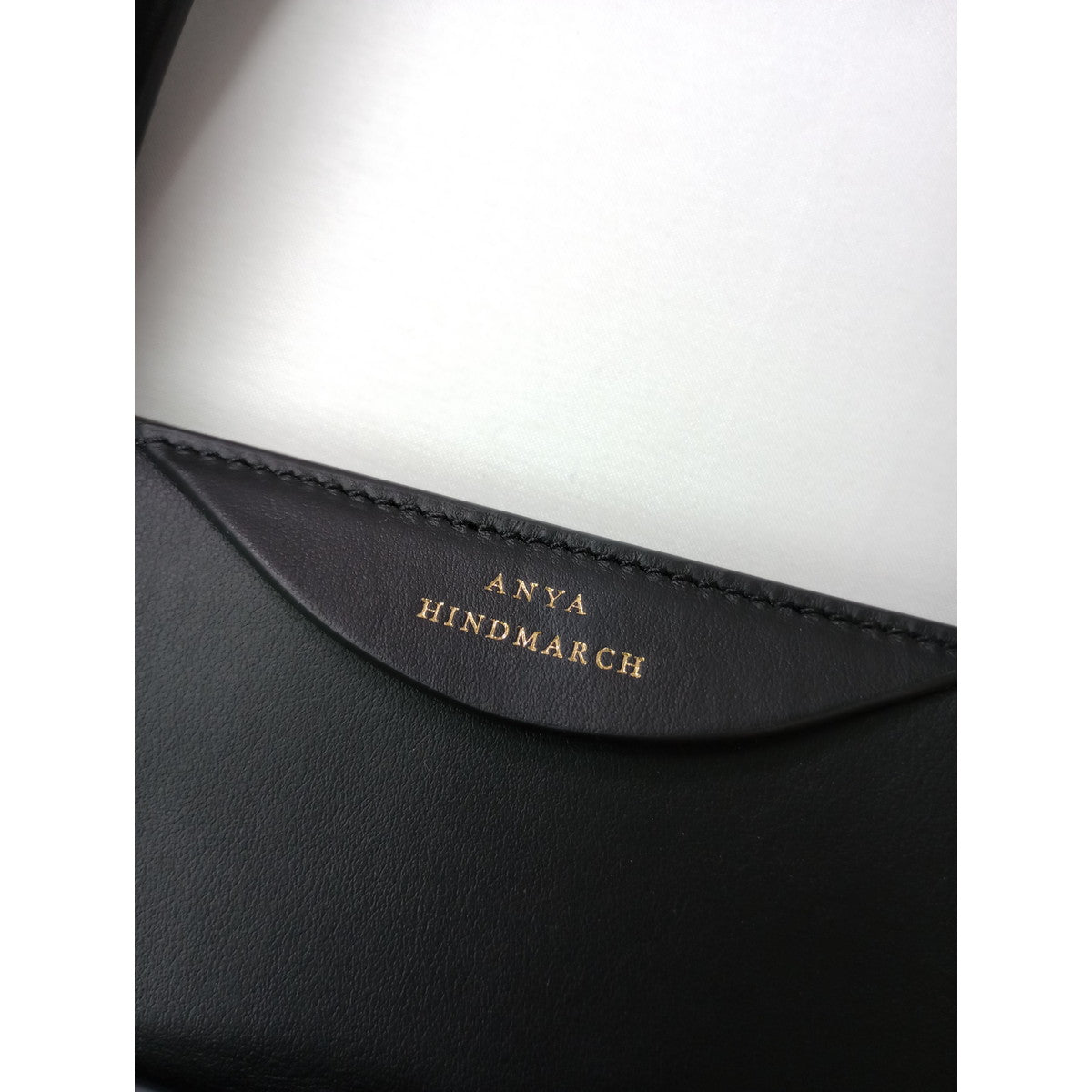 ANYA HINDMARCH アニヤハインドマーチ  NEVIS TOTE  ネービス  レザー トート バッグ Circus サーカス 黒 ブラック【中古】