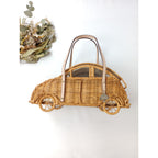 kate spade new york ケイト・スペード ニューヨーク Vita Riva Wicker Car Bag ヴィタ リヴァ ウィッカー カー かごバック ビートル 自動車 【中古】