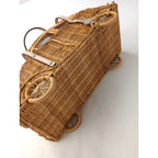 kate spade new york ケイト・スペード ニューヨーク Vita Riva Wicker Car Bag ヴィタ リヴァ ウィッカー カー かごバック ビートル 自動車 【中古】