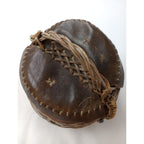 HENRY BEGUELIN  エンリーベグリン  レザー  かご バッグ ブラウン 【中古】