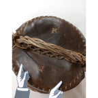 HENRY BEGUELIN  エンリーベグリン  レザー  かご バッグ ブラウン 【中古】