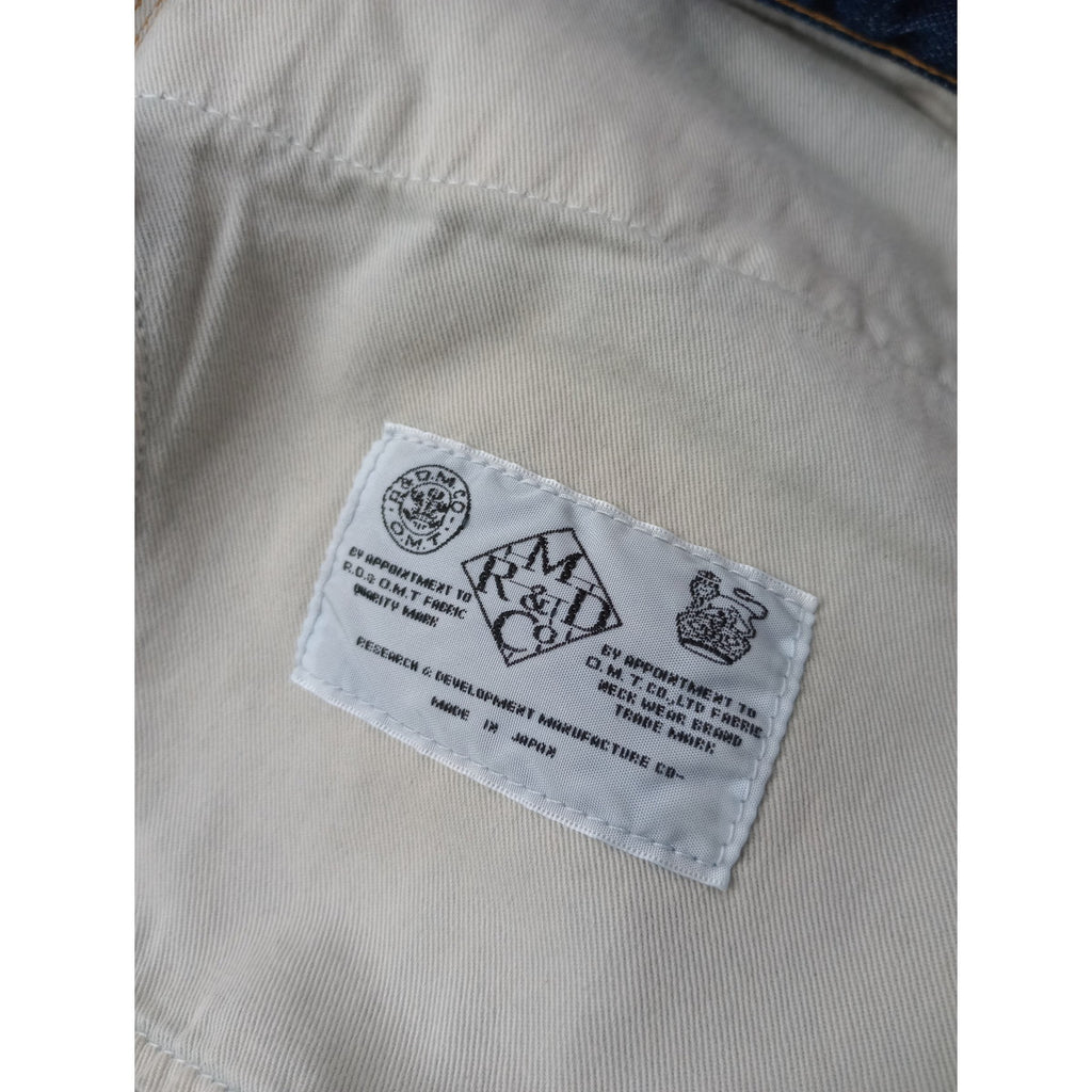 R&D.M.Co-  オールドマンズテーラー  ビンテージ 加工  デニム パンツ  ブルー XS  【中古】