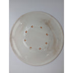 瀬川 辰馬 プレート 皿 アイボリー 【中古】