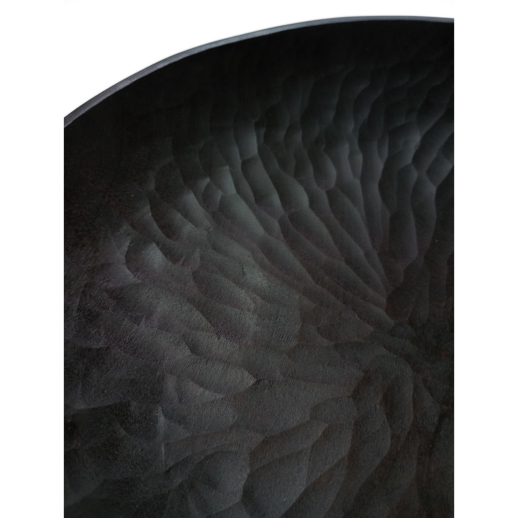 三谷龍二 黒漆 山桜 大皿 Noir bowl ノワール ボウル 黒 ブラック【中古】