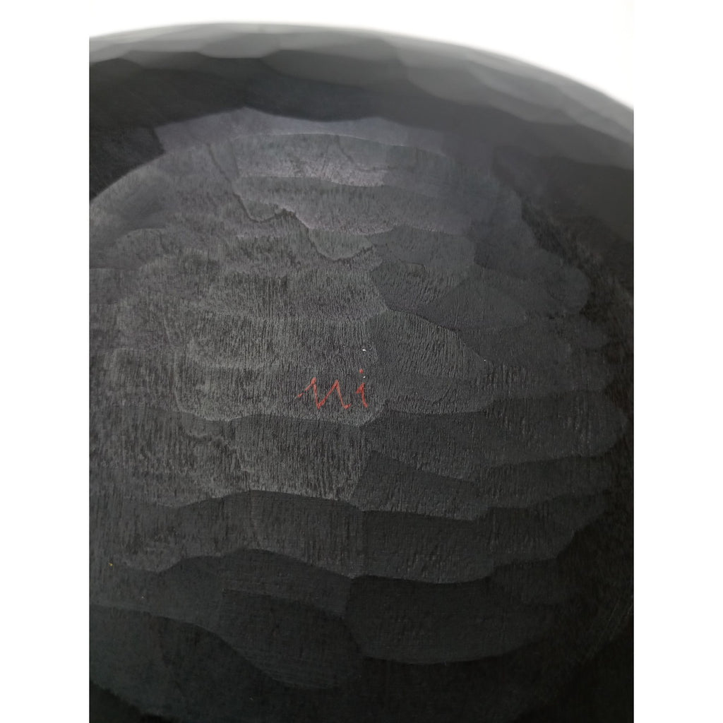 三谷龍二 黒漆 山桜 大皿 Noir bowl ノワール ボウル 黒 ブラック【中古】