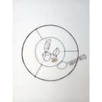 小林 千鶴 Chizu Kobayashi ワイヤーアート  グレー 【中古】