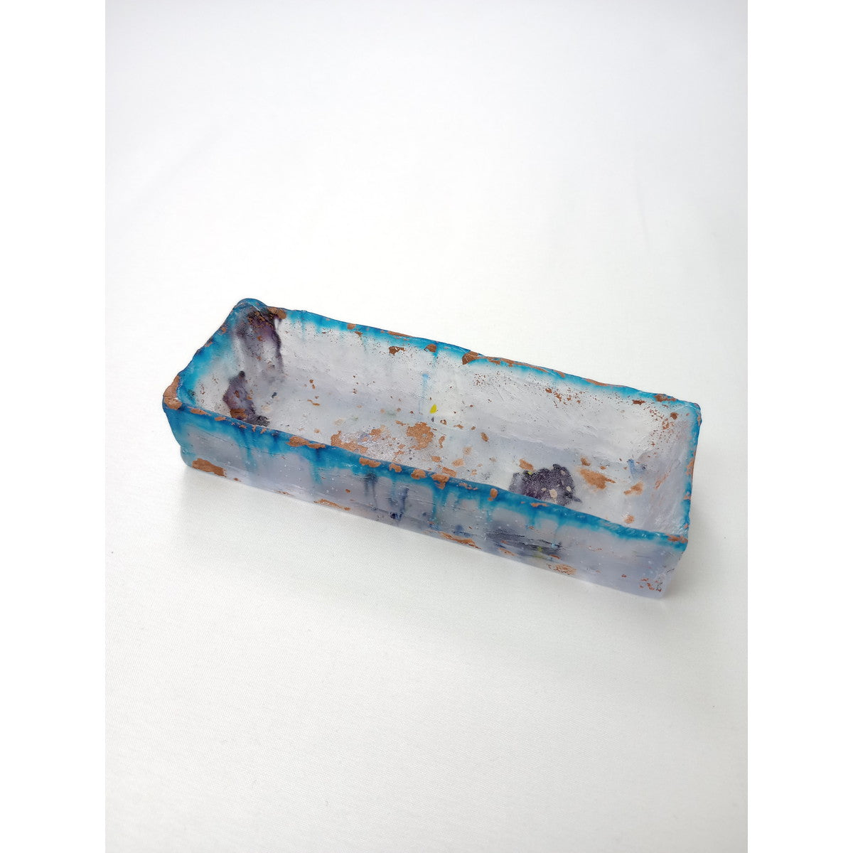 熊谷峻 トレイ オブジェ ブルー 【中古】