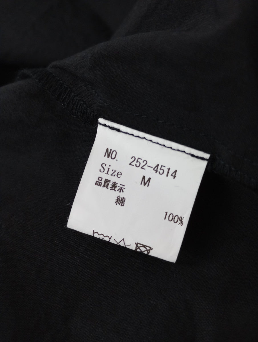 25SS homspun ホームスパン ライトオンスシャンブレースカート 黒 ブラック M 【中古】
