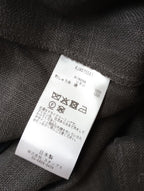 新品 25SS  kijinokanosei キジノカノウセイ mimosa ミモザ リネン 麻 100％ ロング スカート グレー