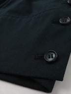 TENNE HANDCRAFTED MODERN テンハンドクラフテッドモダン egg overalls エッグ オーバーオール サロペット  黒 ブラック 【中古】