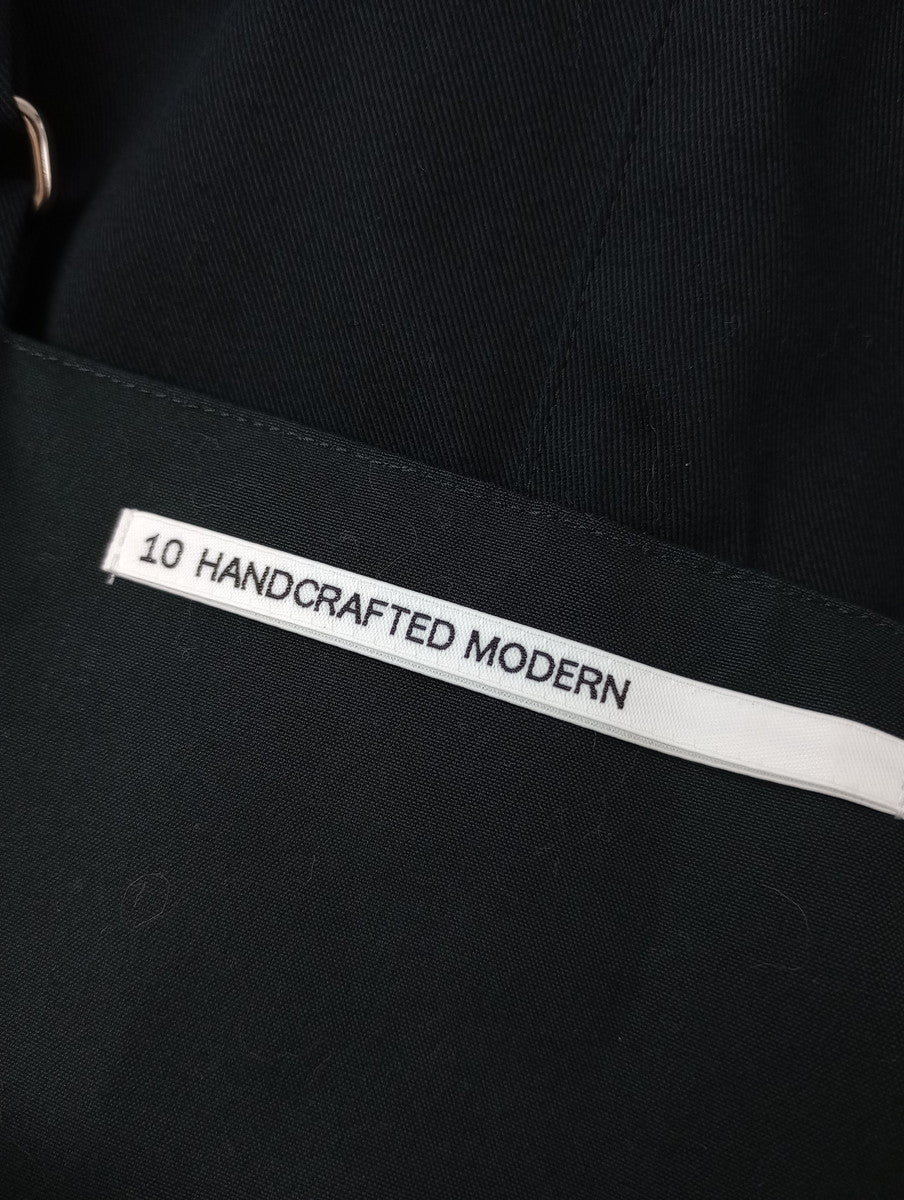 TENNE HANDCRAFTED MODERN テンハンドクラフテッドモダン egg overalls エッグ オーバーオール サロペット  黒 ブラック 【中古】
