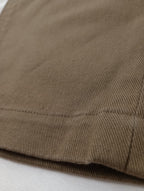 Permanent Age パーマネントエイジ コットン 綿 混 タックパンツ ブラウン  1  【中古】