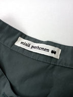 mina perhonen ミナペルホネン choucho コンビネゾン サロペット オールインワン  カーキ 36 【中古】